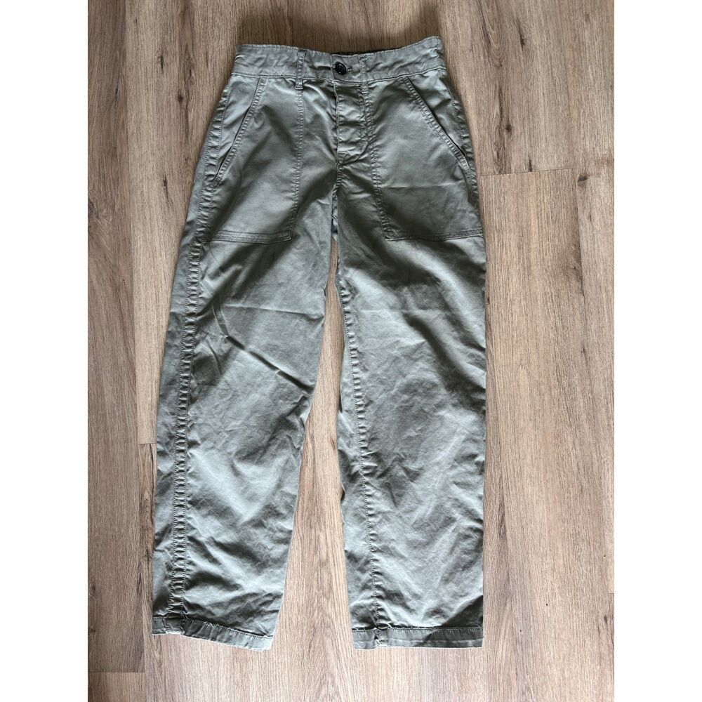 Sanctuary Olive Green Wide Leg Utility Pants Size 28